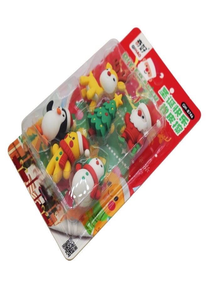 Asera Cutest & Newest Christmas Erasers for Kids Gifts for Christmas Party (Pack of 1) - Image 2